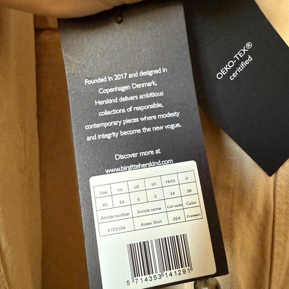 BNWT Herskind Danish Brand- Utility Jacket - Picture 3 of 8